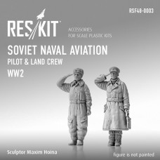 Reskit - RSF48-0003 1/48 Soviet Naval Aviation pilot & land crew (WW2) 
