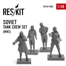 Reskit - RSF48-0004 1/48 Soviet tank crew set (WW2) 