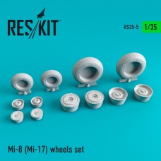 Reskit RS35-0005 1/35 Mi-8 (Mi-17) wheels set