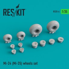 Reskit RS35-0006 1/35 Mi-24 (Mi-35) wheels set