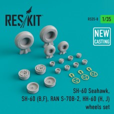 Reskit RS35-0008 1/35 SH-60 Seahawk, SH-60 (B,F) RAN S-70B-2, HH-60 (H, J) wheels set