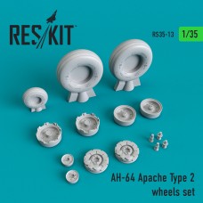 Reskit RS35-0013 1/35 AH-64 Apache Type 2 wheels set 