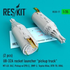 Reskit RS35-0017 1/35 UB-32A rocket launcher "pickup truck" (2 pcs)