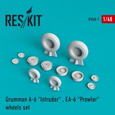 Reskit RS48-0001 1/48 Grumman A-6A/A-6E "Intruder", EA-6B "Prowler" wheels set