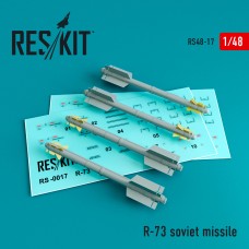 Reskit RS48-0017 1/48 R-73 soviet missile (x 4 pcs) 