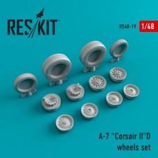 Reskit RS48-0019 1/48 Vought A-7D "Corsair II" wheels set 