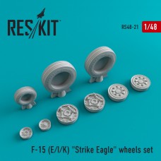 Reskit RS48-0021 1/48 McDonnell-Douglas F-15E/F-15I/F-15K "Strike Eagle" wheels set