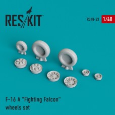 Reskit RS48-0023 1/48 General-Dynamics F-16A "Fighting Falcon" wheels set
