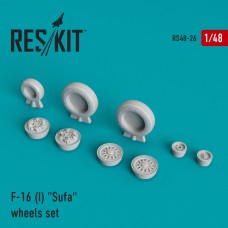 Reskit RS48-0026 1/48 General-Dynamics F-16I "Sufa" wheels set