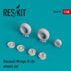 Reskit RS48-0027 1/48 Dassault Mirage IIIA wheels set