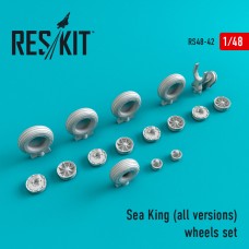 Reskit RS48-0042 1/48 Sikorsky SH-3H Sea King (all versions) wheels set
