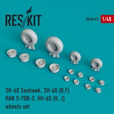 Reskit RS48-0045 1/48 Sikorsky SH-60 (all versions) wheels set