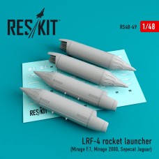 Reskit RS48-0049 1/48 LRF-4 Rocket Launcher (4PCS)