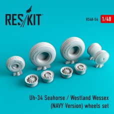 Reskit RS48-0054 1/48 Sikorsky UH-34 Seahorse / Westland Wessex (NAVY Version) wheels set 