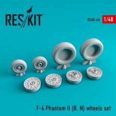 Reskit RS48-0064 1/48 McDonnell F-4B/F-4N/F-4B/N Phantom II wheels set