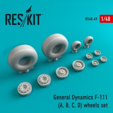 Reskit RS48-0069 1/48 General-Dynamics F-111A/F-111B/F-111C/F-111D) wheels set