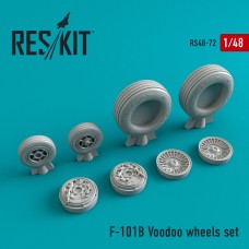 Reskit RS48-0072 1/48 McDonnell F-101B Voodoo wheels set 