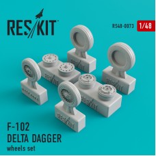 Reskit RS48-0073 1/48 Convair F-102A Delta Dagger wheels set