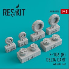 Reskit RS48-0075 1/48 Convair F-106B Delta Dart wheels set