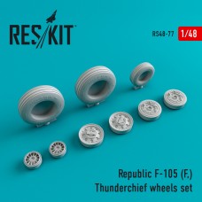 Reskit RS48-0077 1/48 Republic F-105F Thunderchief wheels set