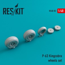 Reskit RS48-0083 1/48 Bell P-63 Kingcobra wheels set 
