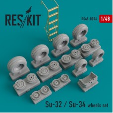 Reskit RS48-0096 1/48 Sukhoi Su-32 / Su-34 wheels set ladder IS included