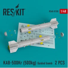 Reskit RS48-0100 1/48 KAB-500Kr (500kg) Guided bomb (2 pcs) 