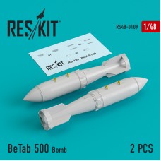 Reskit RS48-0109 1/48 BeTab 500 Bomb (2 pcs)