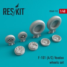 Reskit RS48-0112 1/48 McDonnell F-101A/F-101C) Voodoo wheels set