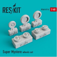 Reskit RS48-0114 1/48 Dassault Super Mystere B.2 wheels set