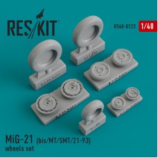 Reskit RS48-0123 1/48 Mikoyan MiG-21 (Bis/MT/SMT/21-93 wheels set