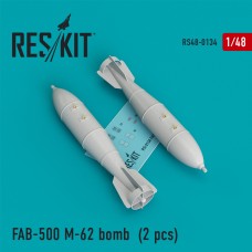 Reskit RS48-0134 1/48 FAB-500 M-62 bomb (2 pcs)