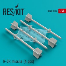 Reskit RS48-0136 1/48 R-3R missile (4 pcs)