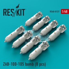 Reskit RS48-0137 1/48 ZAB-100-105 bomb (8 pcs)