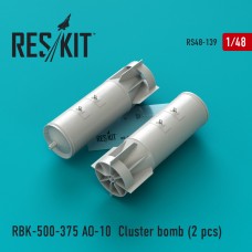 Reskit RS48-0139 1/48 RBK-500-375 АО-10 Cluster bomb (2 pcs)