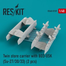 Reskit RS48-0159 1/48 Twin store carrier with BDZ-USK (2 pcs)
