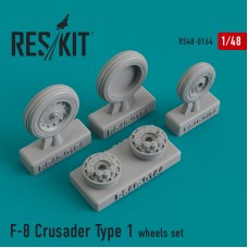 Reskit RS48-0164 1/48 Vought F-8E/F-8H/F-8J Crusader Type 1 wheels set