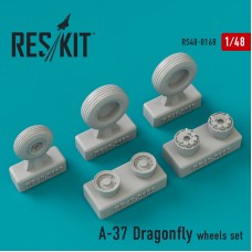 Reskit RS48-0168 1/48 Cessna A-37A/A-37B Dragonfly wheels set