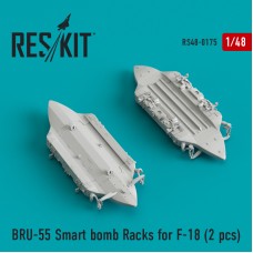 Reskit RS48-0175 1/48 BRU-55 Smart bomb Racks for F-18 (2 pcs)