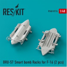 Reskit RS48-0176 1/48 BRU-57 Smart bomb Racks for Lockheed-Martin F-16 (2 pcs)