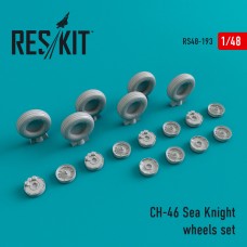 Reskit RS48-0193 1/48 Boeing CH-46 Sea Knight wheels set