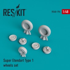 Reskit RS48-0194 1/48 Dassault Super Etendard wheels set