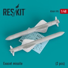 Reskit RS48-0195 1/48 Exocet missile (2 PCS)