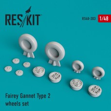Reskit RS48-0203 1/48 Fairey Gannet AEW/ASW Type 2 wheels set