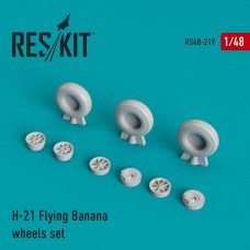 Reskit RS48-0219 1/48 Piasecki H-21C Flying Banana wheels set