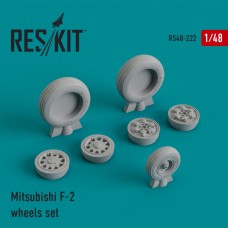 Reskit RS48-0222 1/48 Mitsubishi F-2A/F-2B wheels set 