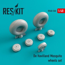 Reskit RS48-0240 1/48 De Havilland Mosquito wheels set