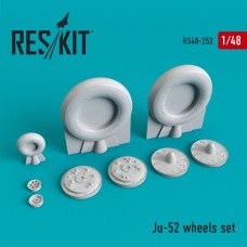 Reskit RS48-0252 1/48 Junkers Ju-52/3m wheels set 