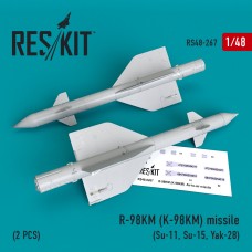 Reskit RS48-0267 1/48 R-98 KM (K-98KM) missile (2 PCS)