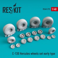 Reskit RS48-0275 1/48 Lockheed C-130 Hercules wheels set early type